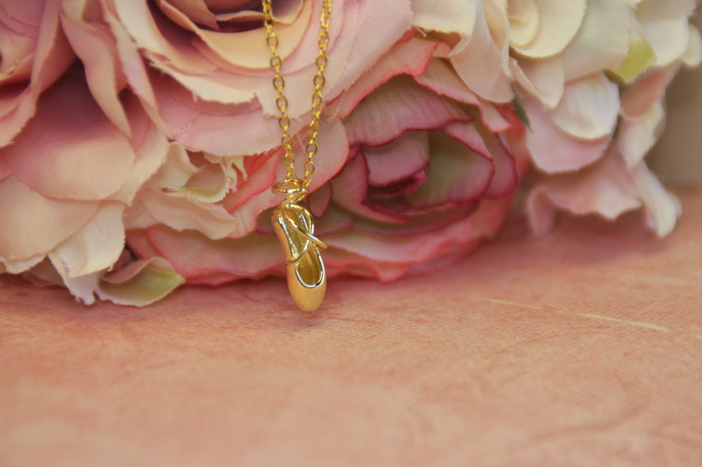 Ballet Dance Shoe "Little Luxury" Child's Necklace