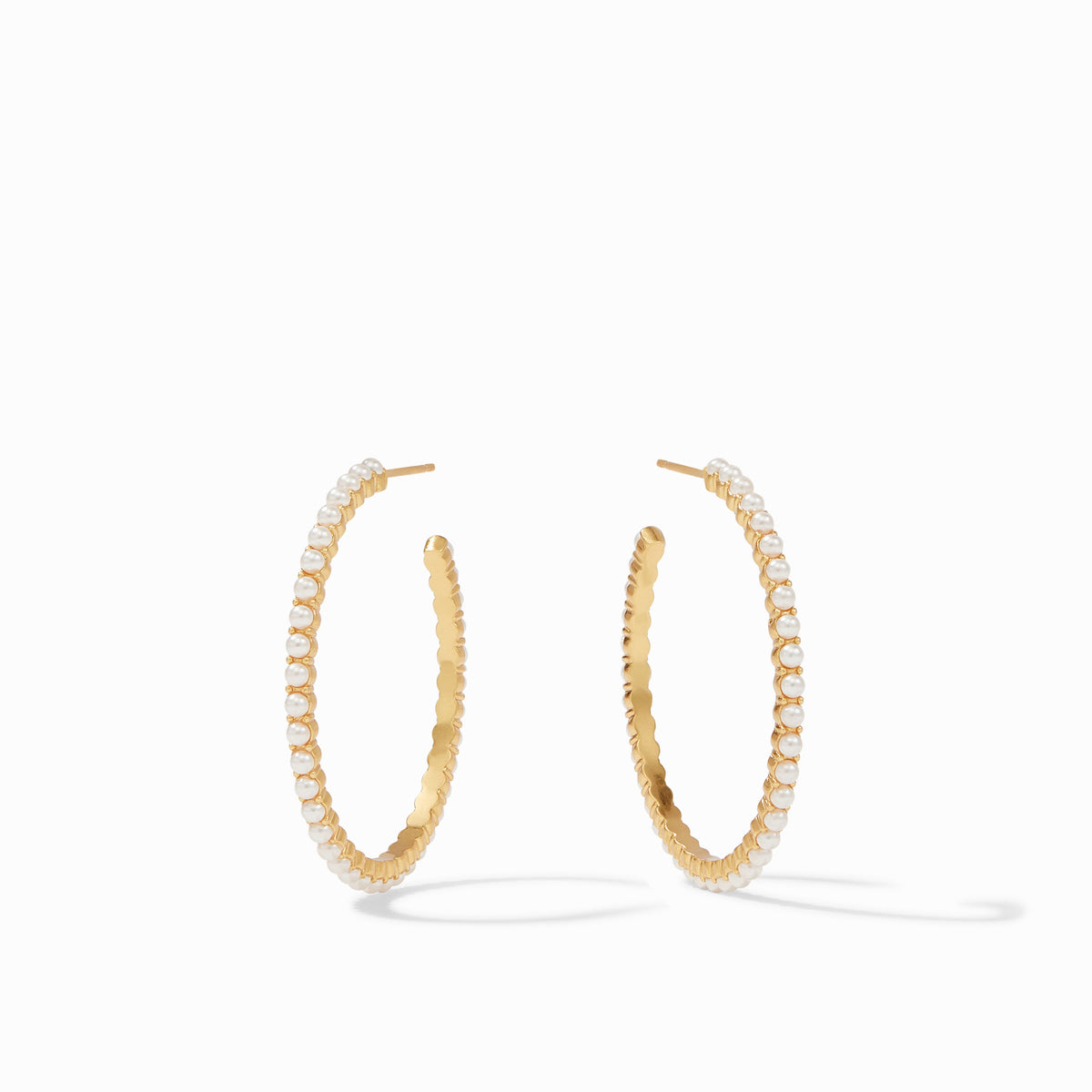 Julie Vos Juliet Pearl Hoop Earring