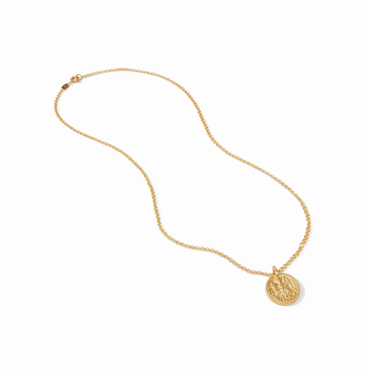 Julie Vos Coin Pendant Necklace