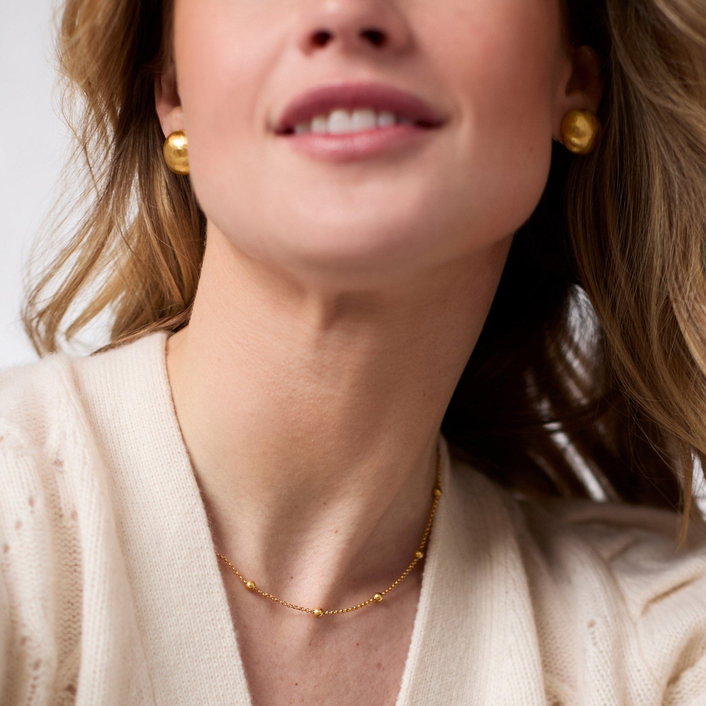 Julie Vos Solara Delicate Station Necklace