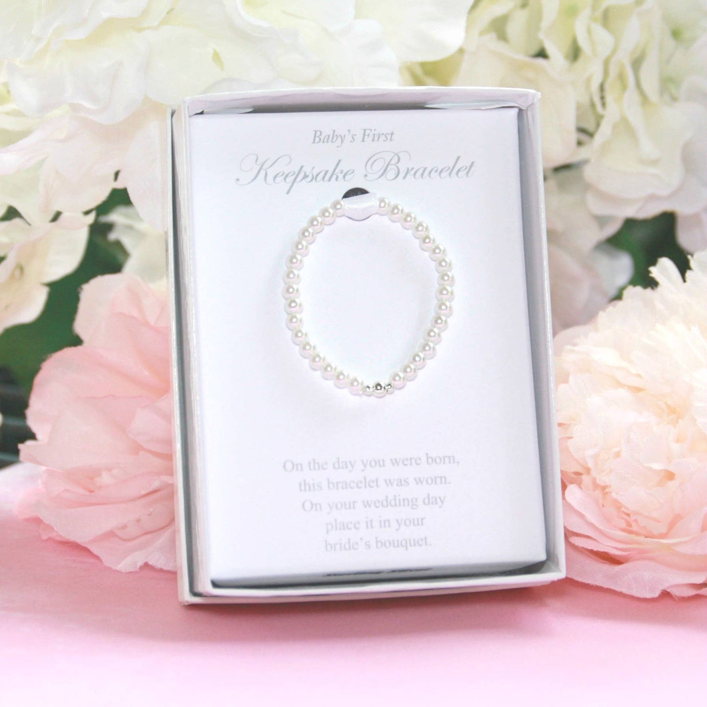 Infant to Bride Sterling Keepsake Baby Bracelet