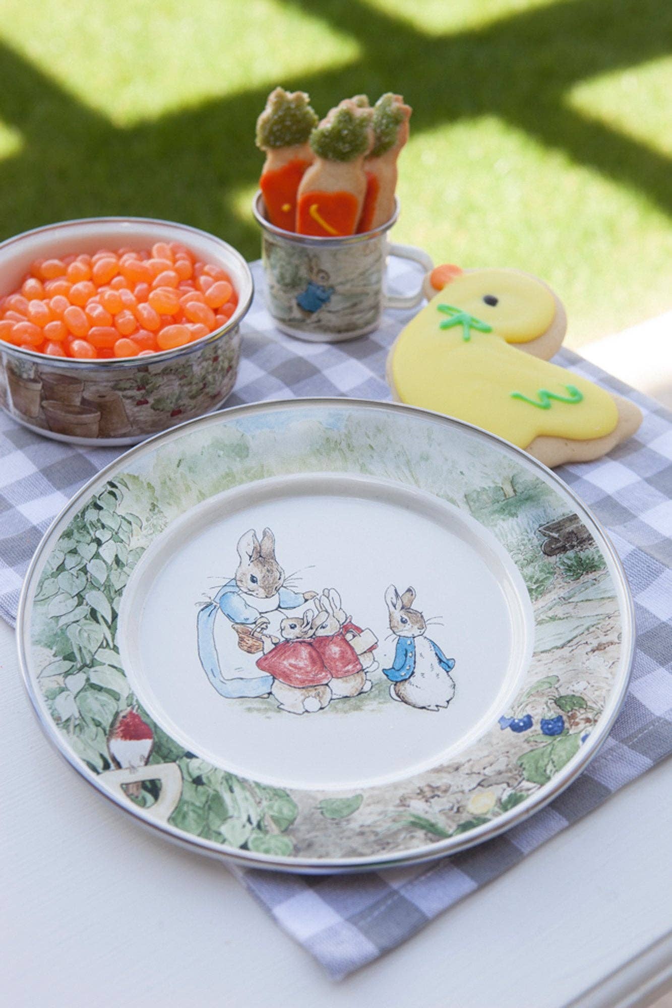 Peter Rabbit Child Mealtime Enamelware Set
