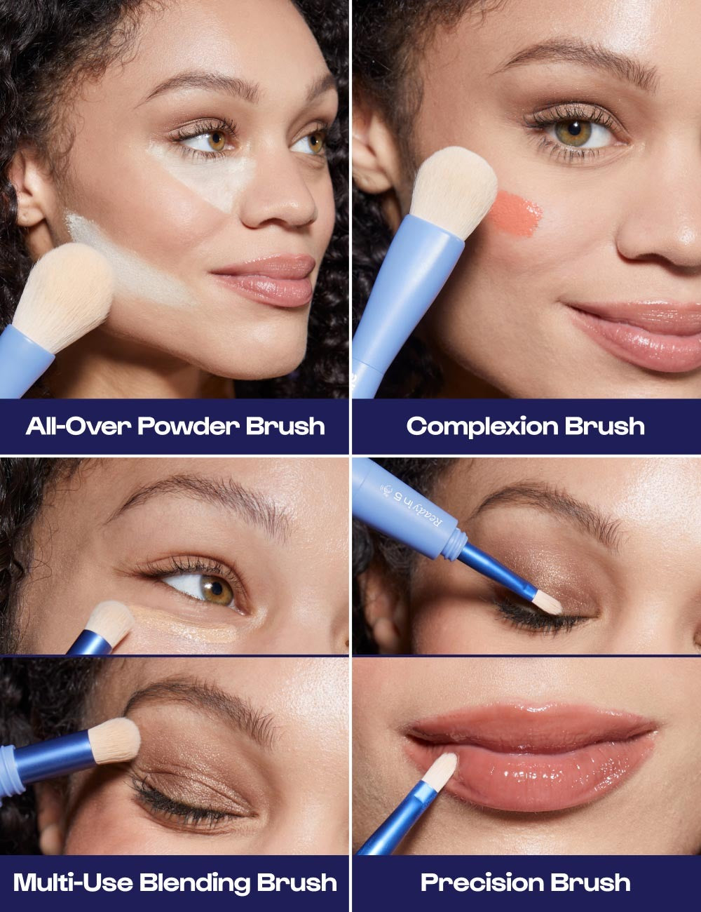 Alleyoop Overachiever 4-n-1 Makeup Brush