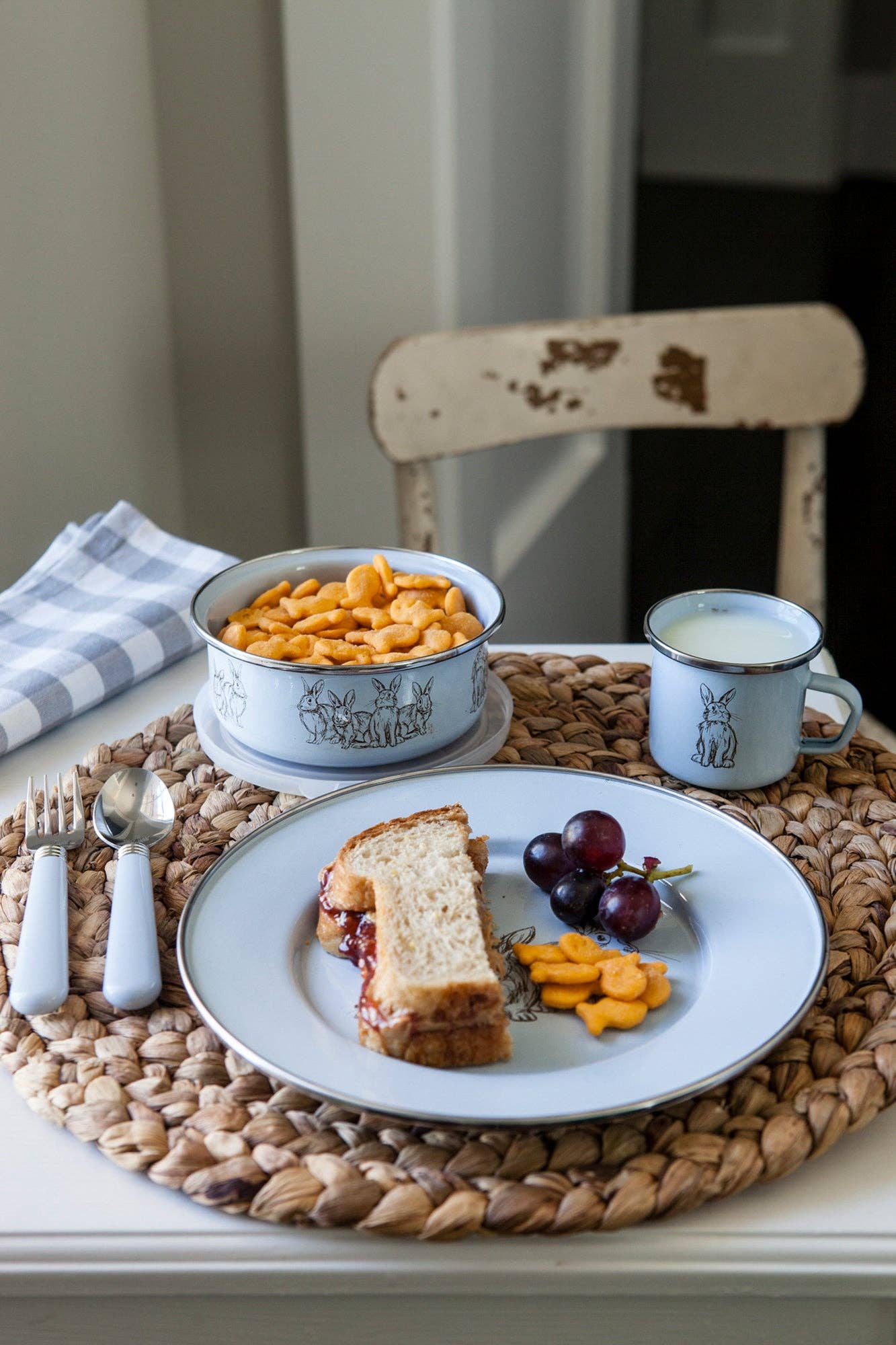 Pastel Blue Children's Flatware Set