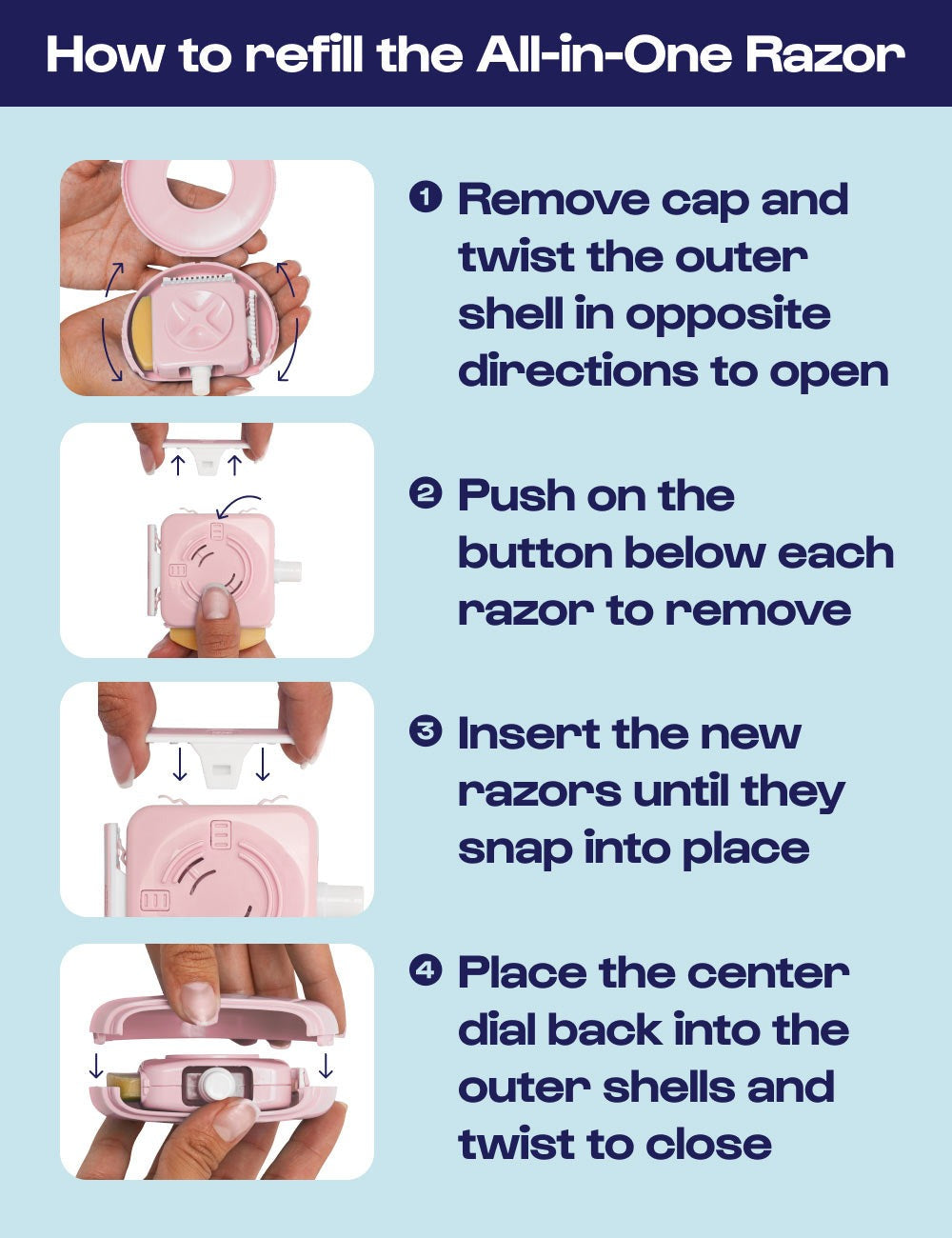 Alleyoop Stay Sharp Razor Refill