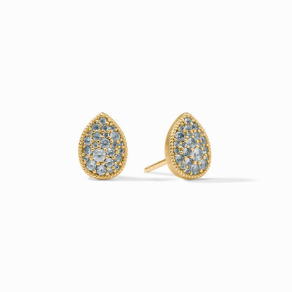 Julie Vos Pave Teardrop Stud Earring