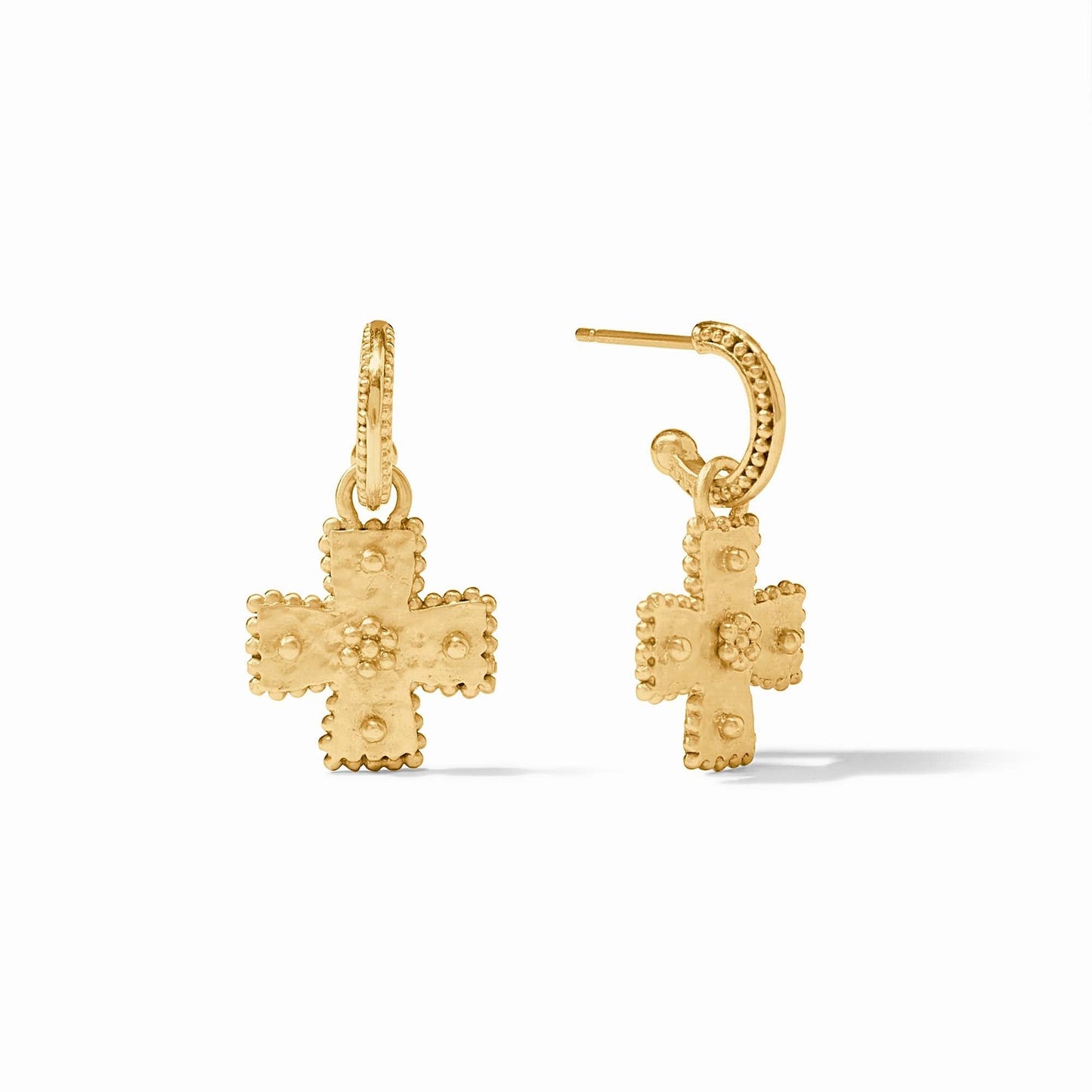 Julie Vos Canterbury Hoop and Charm Earring