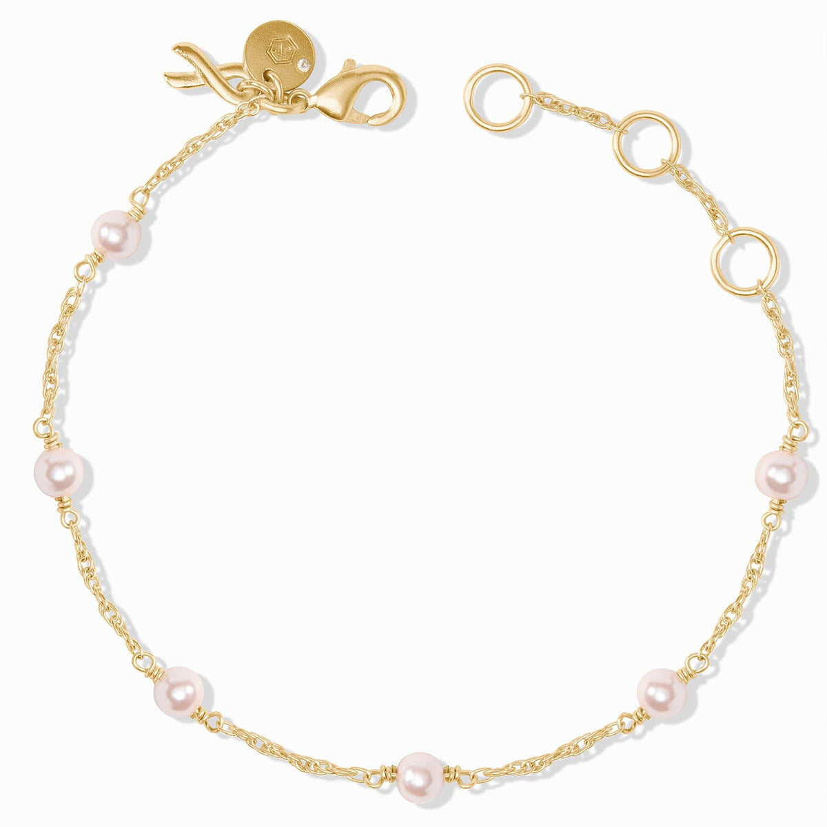Julie Vos Pink Delicate Bracelet
