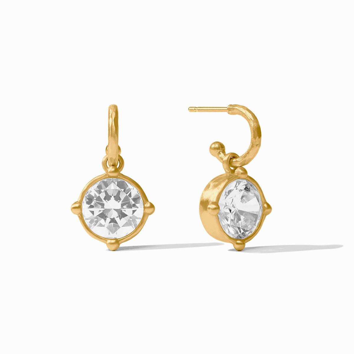 Julie Vos Honeybee Hoop and Charm Earring