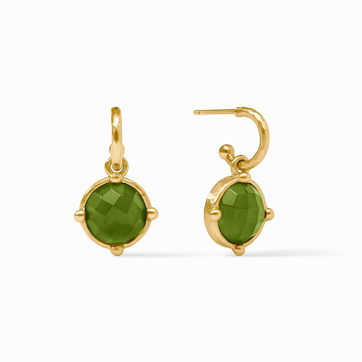 Julie Vos Honeybee Hoop and Charm Earring