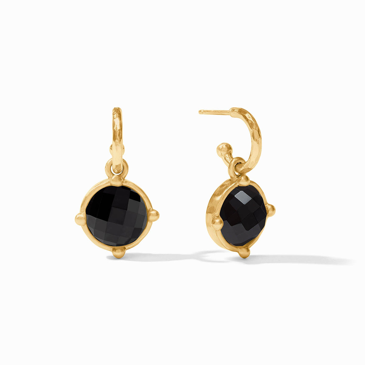 Julie Vos Honeybee Hoop and Charm Earring