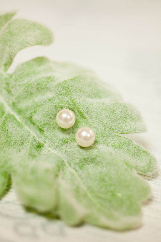 Theia Jewelry Swarovski Pearl Stud Earrings