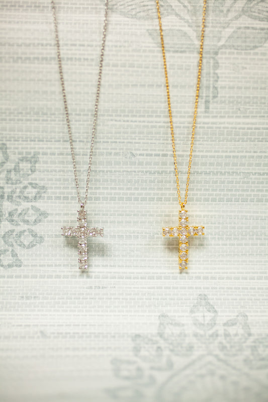 Theia Jewelry Julia Cross Necklace