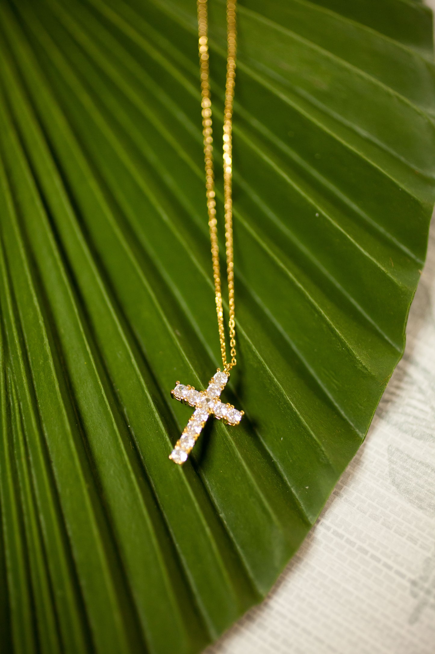 Theia Jewelry Julia Cross Necklace