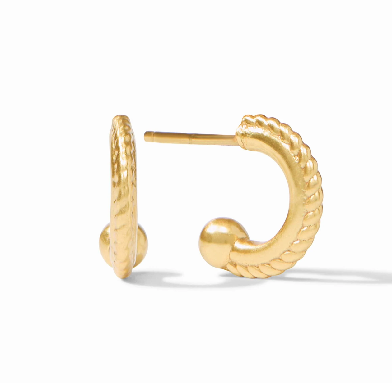 Julie Vos Malta Theodora Hoop & Charm Earring