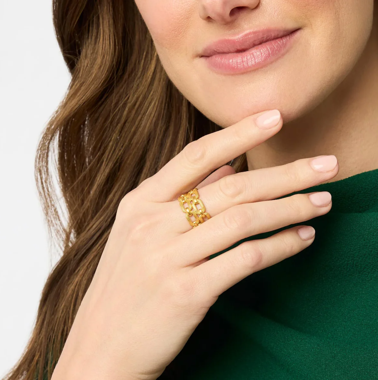 Julie Vos Cheval Paperclip Ring