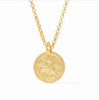 Julie Vos Coin Pendant Necklace