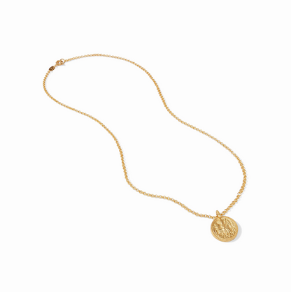 Julie Vos Coin Pendant Necklace