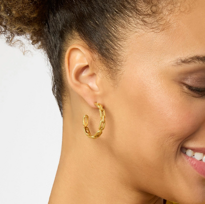 Julie Vos Cheval Paperclip Hoop