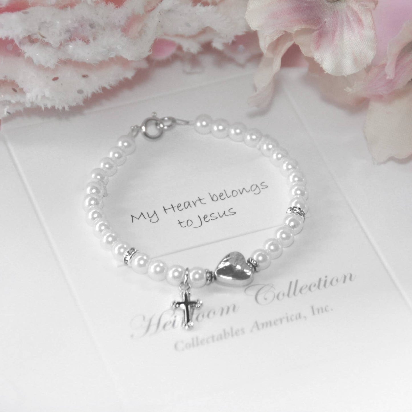 My Heart Belongs to Jesus Toddler Bracelet