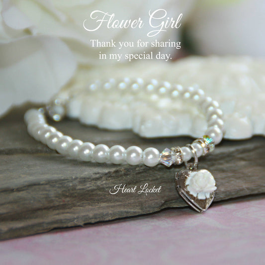Flower Girl Wedding Bracelet