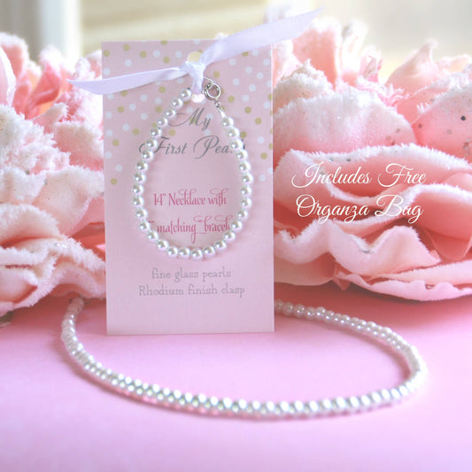 My First Pearls Set- Baby Jewelry