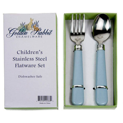 Pastel Blue Children's Flatware Set