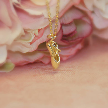 Ballet Dance Shoe "Little Luxury" Child's Necklace
