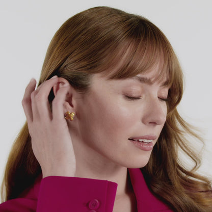 Julie Vos Catalina X Stud Earring