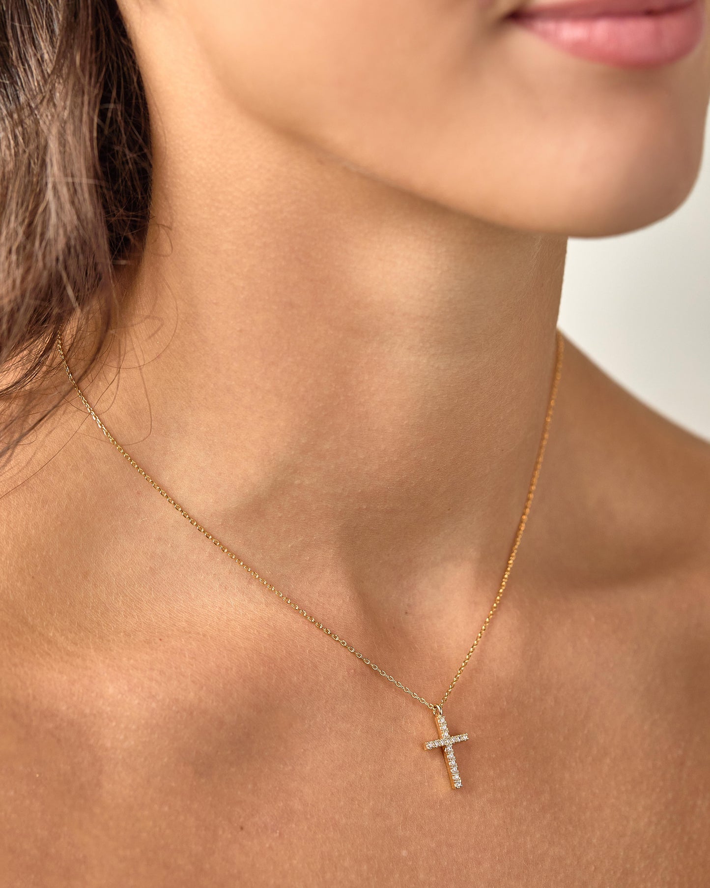Theia Jewelry Ada Classic Cross Pendant