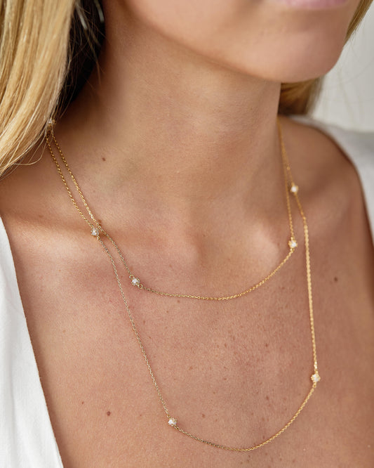 Theia Jewelry Ten Universe Long Strand Necklace