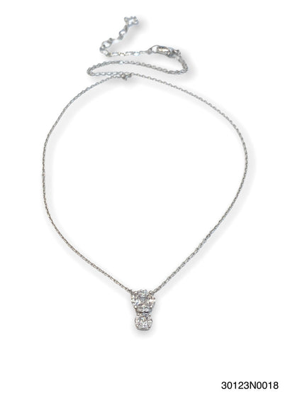 Theia Jewelry Lucia Double Drop Necklace
