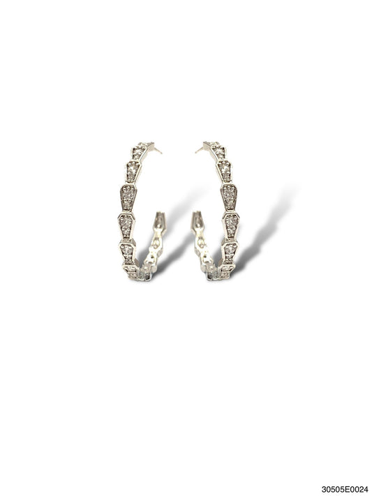 Theia Jewelry Eloise Hoop Earrings