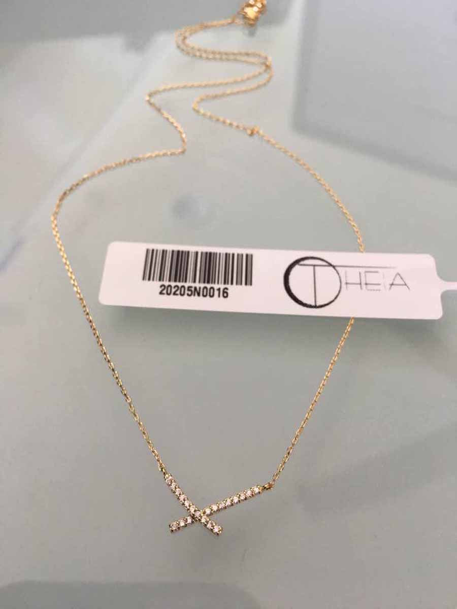 Theia Jewelry Sealed With a Kiss Necklace
