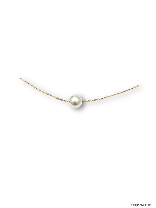 Theia Jewelry Swarovski Pearl Short Necklace