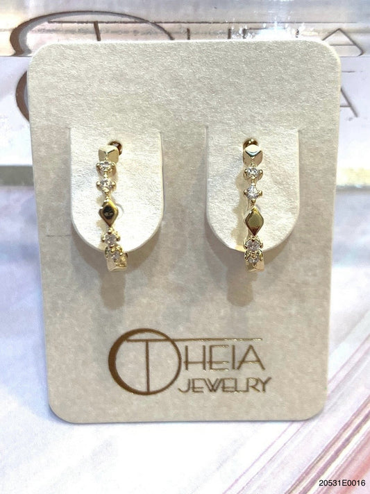 Theia Jewelry Paloma Hoop Earrings