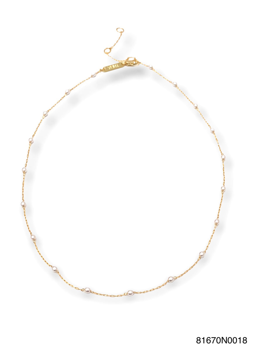 Theia Jewelry Luana Petite Pearl Short Necklace