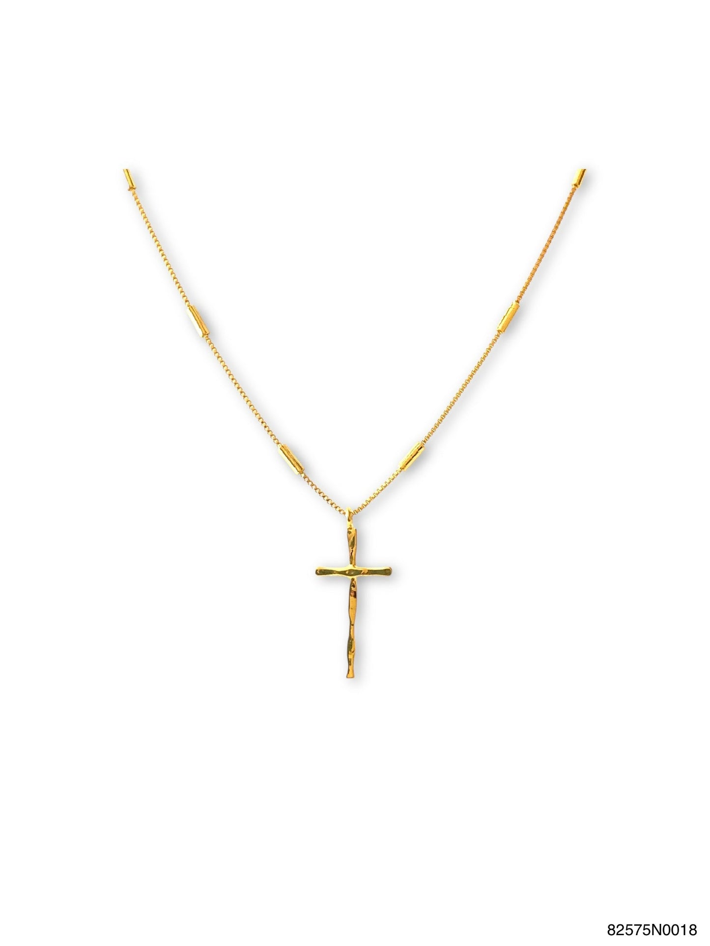 Theia Jewelry Gabrielle Hand Sculpted Cross Pendant