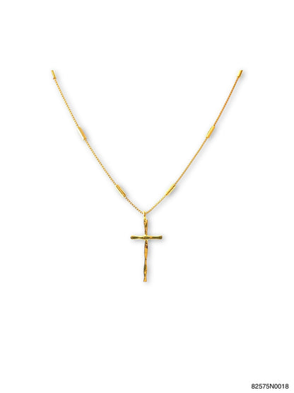 Theia Jewelry Gabrielle Hand Sculpted Cross Pendant